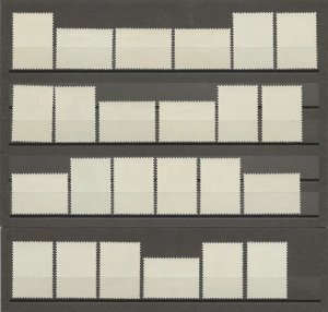 ANGOLA 1951 SG 458/481 MNH