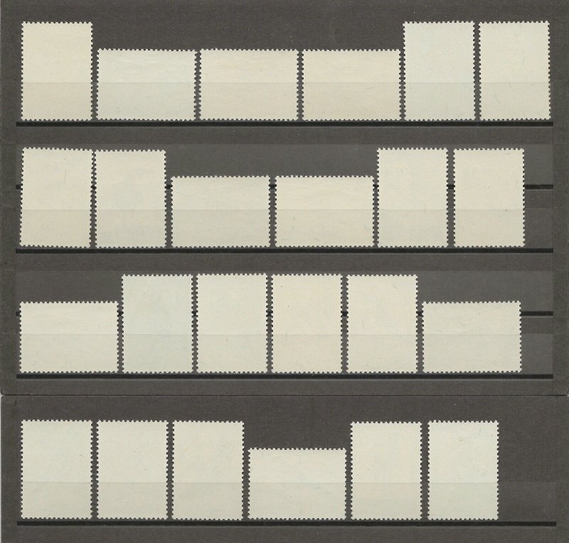 ANGOLA 1951 SG 458/481 MNH