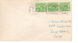 1c CENTURY OF PROGRESS  - CHICAGO, ILL  1933  FDC17556