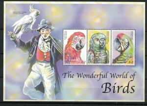 St Vincent 2839 - Parrots. Souvenir Sheet Of 13. MNH. OG.  #02 STVIN2839