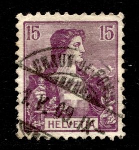 Switzerland Stamp #131 USED FU SINGLE