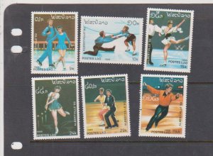 Laos Scott # 915-920 '92 Winter Olympics - MNH