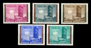 AFGHANISTAN - 1961 Mi.582A/5A & 588A Journée de l'ONU / UN Day - Neuf/Mint *