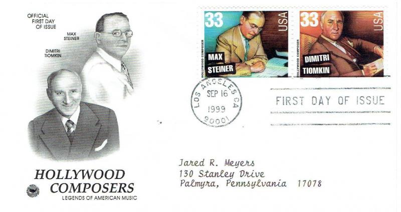 16 USA FIRST DAY COVERS, COMPOSERS, EARTH DAY, SILENT MOVIES, FLOWERS, SOCCER