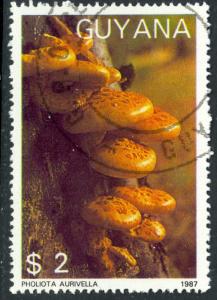 GUYANA 1988 $2.00 MUSHROOMS Issue Sc 1864c VFU