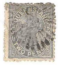 Queensland 91, used, 1890 (a301a)