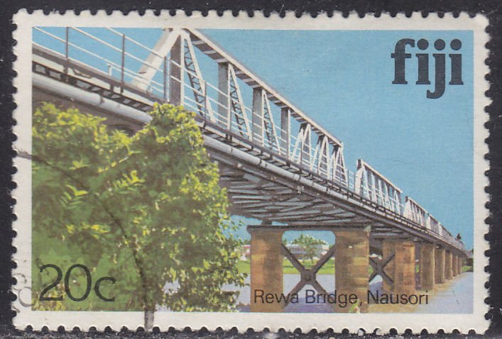 Fiji 418 Rewa Bridge, Nausori 1979