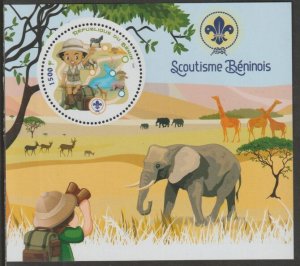 BENIN - 2018 - Scouting in Benin - Perf De Luxe Sheet #2 - MNH - Private Issue