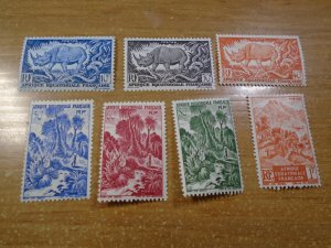 French Equatorial Africa  #  166-72  MH