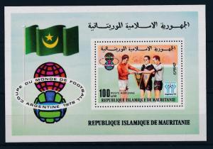 [60659] Mauritania 1977 World Cup Soccer Football Argentina MNH Sheet