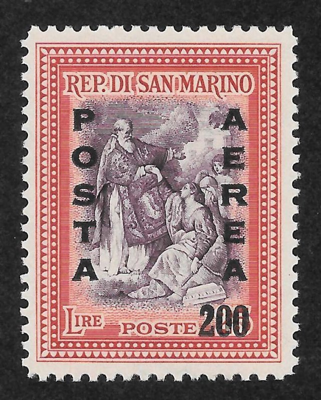 San Marino Scott C56 MNHOG - 1948 #264 Surcharged - SCV $60.00 for NH