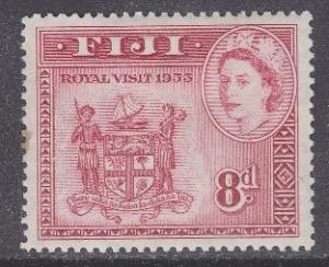 Fiji sc#155 1954 8p Arms MH