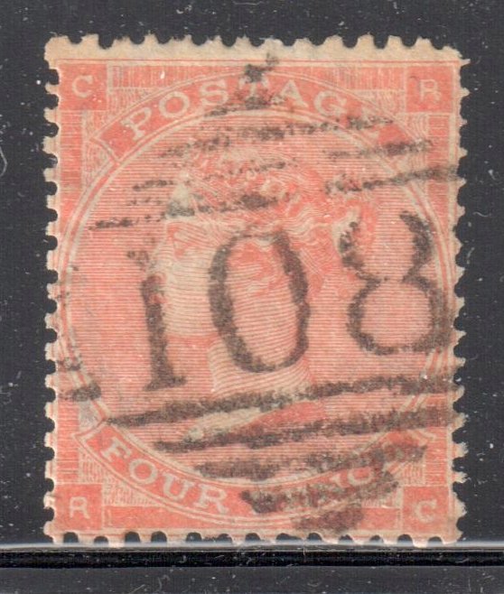 Great Brittain #34 used --- WMK 23 -- NO FAULTS -- C$75,00 - Special cancel #108