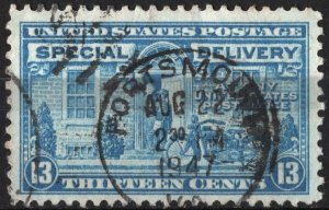 SC#E17 13¢ Special Delivery (1944) Used