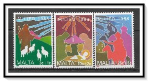 Malta #B63-B65 Semi-Postal Set MNH
