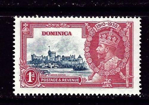 Dominica 90 Hinged from 1935 set