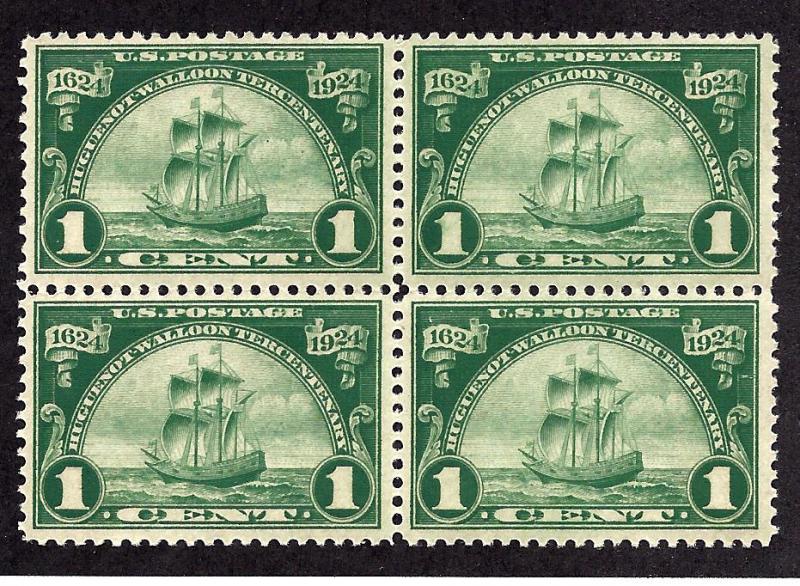 614 Mint,OG,NH... Block of 4... SCV $17.00