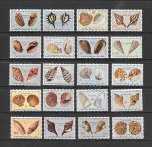 SHELLS - ANGOLA #573-92  MNH