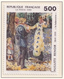 France   #2242  MNH  1991 Art the swing by Renoir