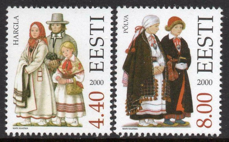 Estonia 2000 #400-1 MNH. Costumes