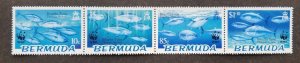 *FREE SHIP Bermuda WWF Atlantic Bluefin Tuna 2004 Fish Marine (stamp MNH *c scan