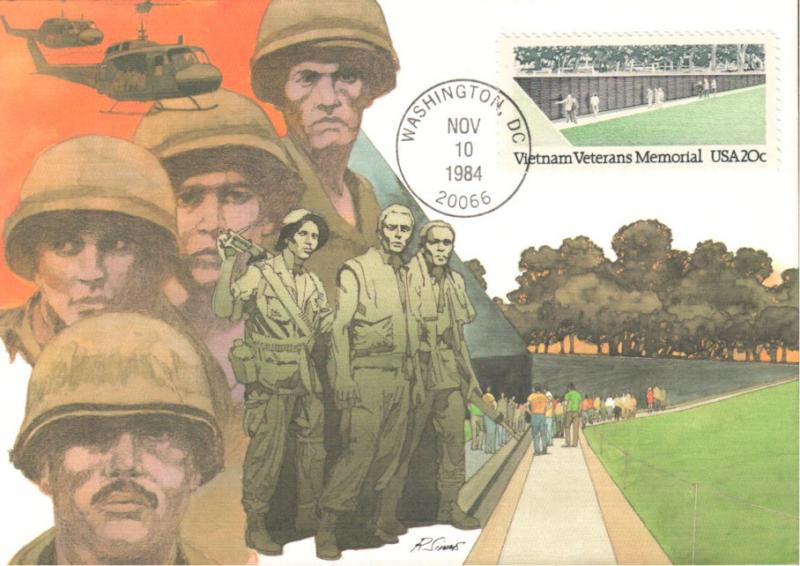 #2109 Vietnam Veterans Memorial Maxi FDC