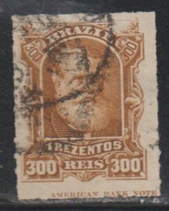 Brazil SC 75 Used. Imprint on bottom