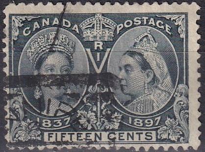 Canada #58 F-VF Used  CV $190.00 Z774