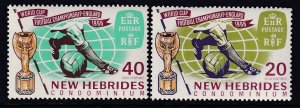 New Hebrides British 116-117 Soccer MNH VF