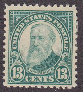 U.S. # 622, Benjamin Harrison, Mint Hinged