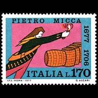 ITALY 1977 - Scott# 1256 Patriot Micca Set of 1 NH
