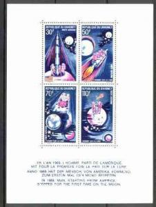 Dahomey 1969 First Man on the Moon (2nd issue) unmounted ...