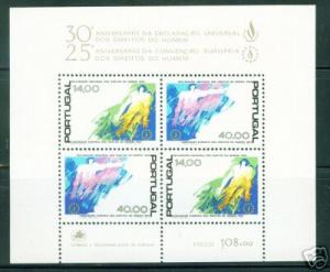 PORTUGAL Scott 1409a, Afinsa Bloco 24 MNH** 