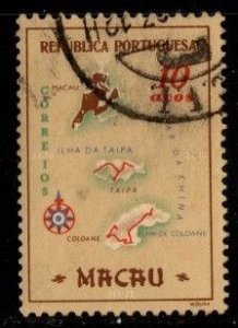 Macao - #386 Map - Used