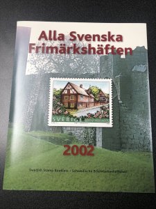 SWEDEN 2002 OFFICIAL BOOKLET YEAR SET Unused Mint Never Hinged.