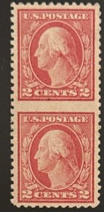 US Stamps #499c unused imperf. between