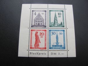 Germany  1949 MNH BUT RUST DOTS SC 5NB8a SS  XF $57.50 (184)