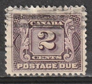 J2 Canada Used Postage Due