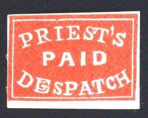 Scott#121L Local - L238 Design  - Forgery D - Priest's Despatch. Pa