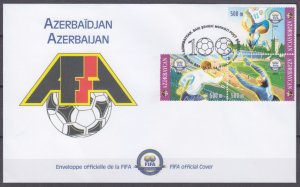 2004 Azerbaijan 580-583VB FDC 100 years Futbool of Organization FIFA 5,00 €