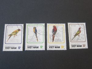Vietnam 1988 Sc 1857,58,60,62 FU
