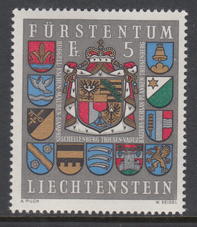 Liechtenstein 533 Coat of Arms MNH VF