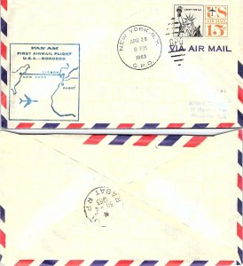 United States, New York, First Flight, Morocco