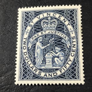 ST. VINCENT # 197--MINT NEVER/HINGED-----WELL CENTERED----1955