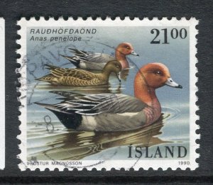 ICELAND; 1980s early Birds issue fine used 21k. value