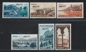 TRIESTE - ZONE A SC# 188-93 FVF/OG 1954