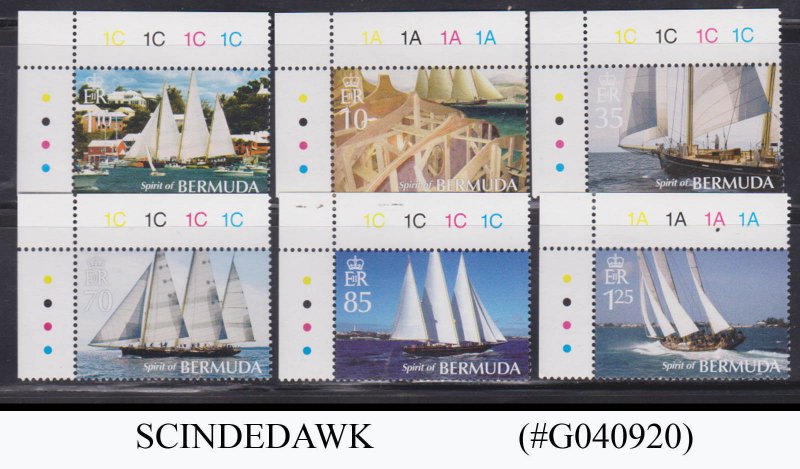 BERMUDA - 2007 SAILING SHIPS TRAFFIC LIGHTS 4V MNH