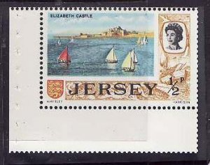 Jersey-Sc#34a- id8-unused NH booklet pane-Castle-Sail boats-1970-5-