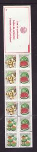 Suriname-Sc#510a-unused NH complete booklet-Fruits-1980-