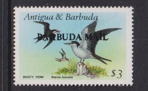 Barbuda    #864   MNH    1987  birds $3  overprint